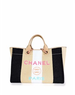Большая сумка тоут Deauville Chanel pre-owned