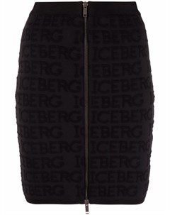 Трикотажная юбка с логотипом Iceberg