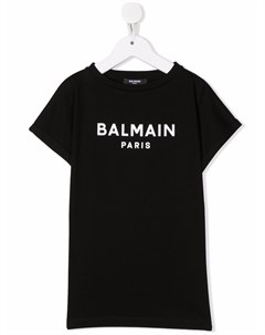 Футболка с логотипом Balmain kids