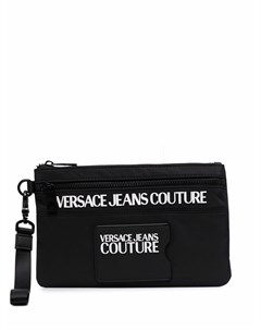 Клатч с нашивкой логотипом Versace jeans couture