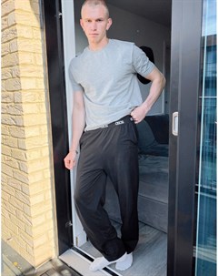 Черные штаны от пижамы Asos design