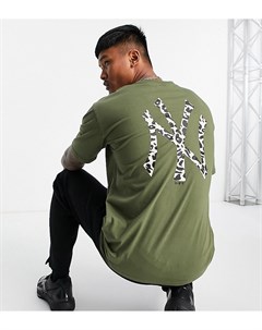 Футболка цвета хаки с логотипом команды New York Yankees эксклюзивно для ASOS New era