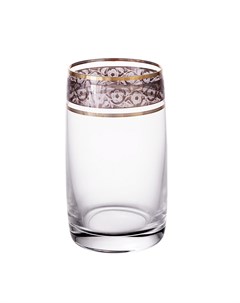 Набор стаканов для воды идеал панто платина v d 250 мл 6 шт прозрачный Crystalex bohemia