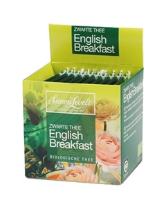 Чай Черный байховый English Breakfast 10 пакетиков Simon levelt