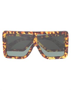 Gcds солнцезащитные очки в массивной оправе черепаховой расцветки нейтральные цвета Gcds