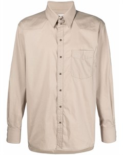 Рубашка с длинными рукавами и нагрудным карманом Lemaire