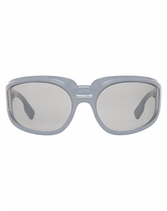 Солнцезащитные очки в овальной оправе Burberry eyewear