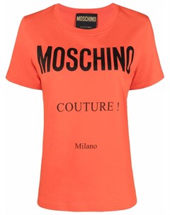 Футболка с логотипом Moschino