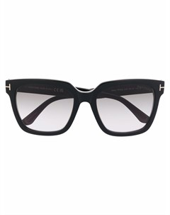 Солнцезащитные очки в массивной оправе Tom ford eyewear