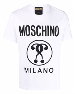 Футболка с логотипом Moschino