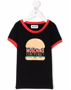 Футболка с логотипом Moschino kids