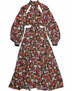 Платье Psych с цветочным принтом Christopher kane