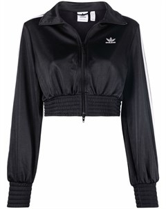 Укороченная куртка с полосками Adidas