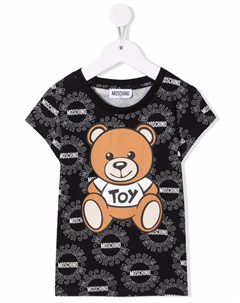 Футболка с принтом Moschino kids