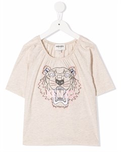 Футболка с вышивкой Tiger Kenzo kids