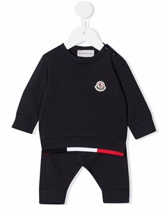 Спортивный костюм с нашивкой логотипом Moncler enfant