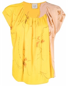 Блузка с контрастными вставками Alysi