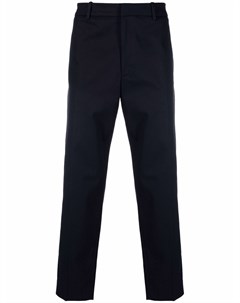 Прямые брюки с нашивкой логотипом Moncler