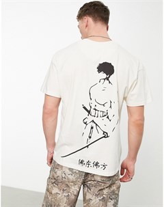 Oversized футболка с рисунком на спине Night addict