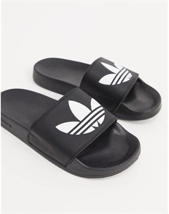 Черные шлепанцы adilette Lite Adidas originals