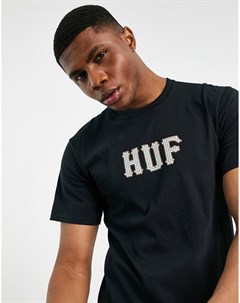 Черная футболка VVS Huf