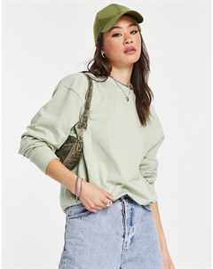 Oversized свитшот шалфейно зеленого цвета Asos design