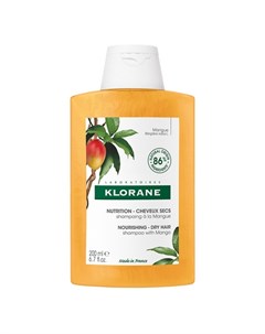 Шампунь для волос с маслом манго 200 мл Klorane