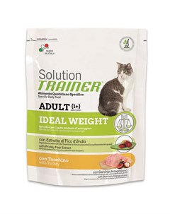 Сухой корм для кошек Solution Ideal Weight 1 5 кг Trainer