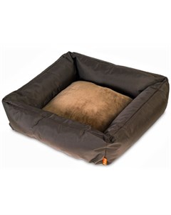 Лежак для животных Лэйзи коричневый 70х70см 1 Happy puppy