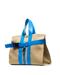 Sunnei сумка мессенджер на контрастном ремне с пряжкой нейтральные цвета Sunnei