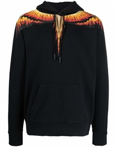 Худи с принтом Wings и кулиской Marcelo burlon county of milan