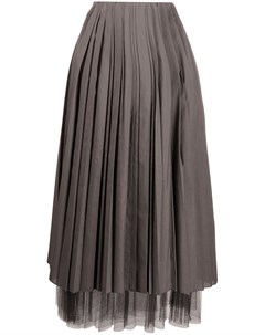 Многослойная плиссированная юбка Fabiana filippi