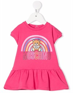 Платье с логотипом Moschino kids