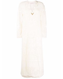 Кружевное платье кафтан Valentino