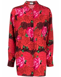 Шелковая рубашка с цветочным принтом Magda butrym