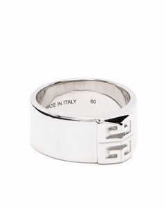 Серебряное кольцо с логотипом Givenchy