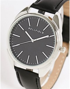 Черные мужские часы в современном стиле Bellfield