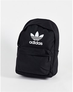 Черный рюкзак с логотипом трилистником adicolor Adidas originals