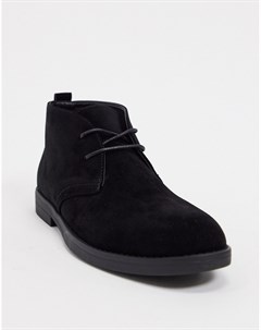 Черные ботинки дезерты New look