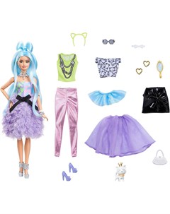 Кукла Экстра со светло голубыми волосами Barbie
