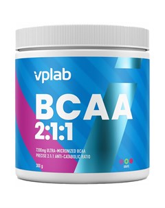Аминокислоты BCAA 2 1 1 вкус Виноград 300 гр VPLab годен до 06 2024 Vplab nutrition
