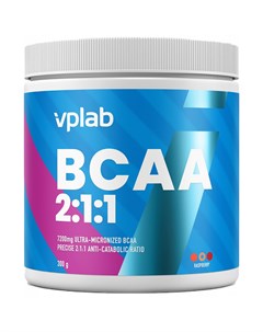 Аминокислоты BCAA 2 1 1 вкус Малина 300 гр VPLab Vplab nutrition