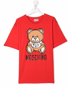 Футболка с принтом Moschino kids