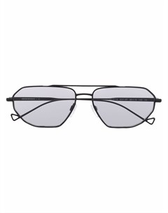 Затемненные солнцезащитные очки авиаторы Emporio armani