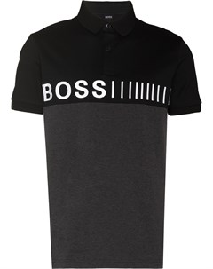 Рубашка поло с вышитым логотипом Boss