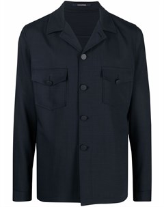 Куртка рубашка из шерсти Tagliatore