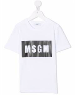 Футболка с логотипом Msgm kids