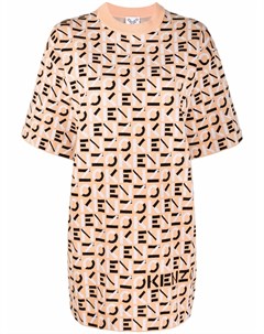 Платье футболка с логотипом Kenzo