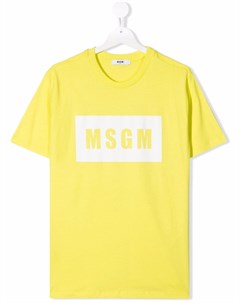 Футболка с логотипом Msgm kids