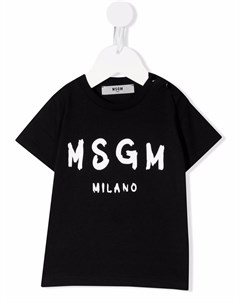 Футболка с логотипом Msgm kids